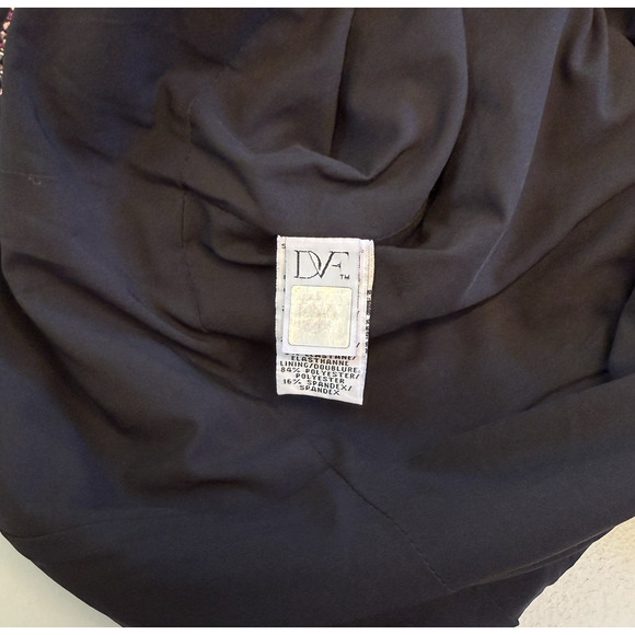 Diane Von Furstenberg Yvette Dress Womens Size 12 Boucle Tweed Preppy Academia - Picture 7 of 9